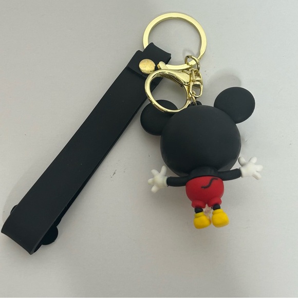 Disney Mickey Mouse 3D Rubber Keychain NEW - Picture 6 of 8